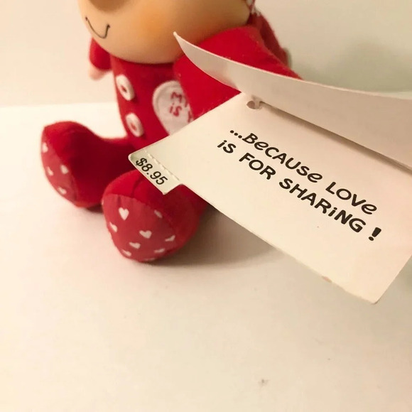 Vintage 1990 American Greetings Ziggy Valentines Day Plush Soft Doll - Picture 3 of 15